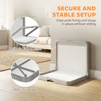 Foldable Dog Pee Pad Holder Litter Box With Disposable Pads