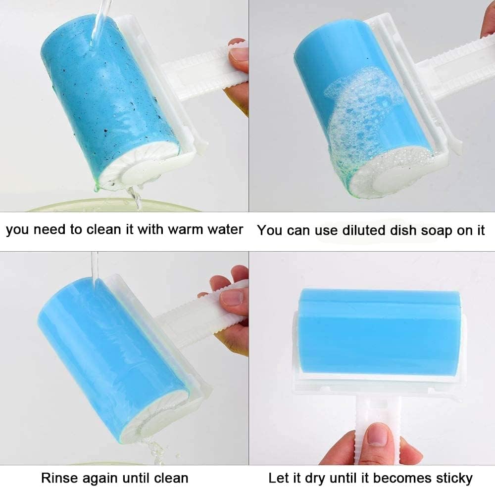 Reusable Washable Lint Roller For Pet Hair Removal
